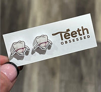 Mrs Flossy Tooth Earrings: Dental Hygienist Gift