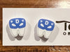 Superhero Tooth Earrings: Dental Appreciation Gift