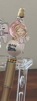 Handmade Tooth Pen: Dental Office Gift, Ortho/Implant/Endo