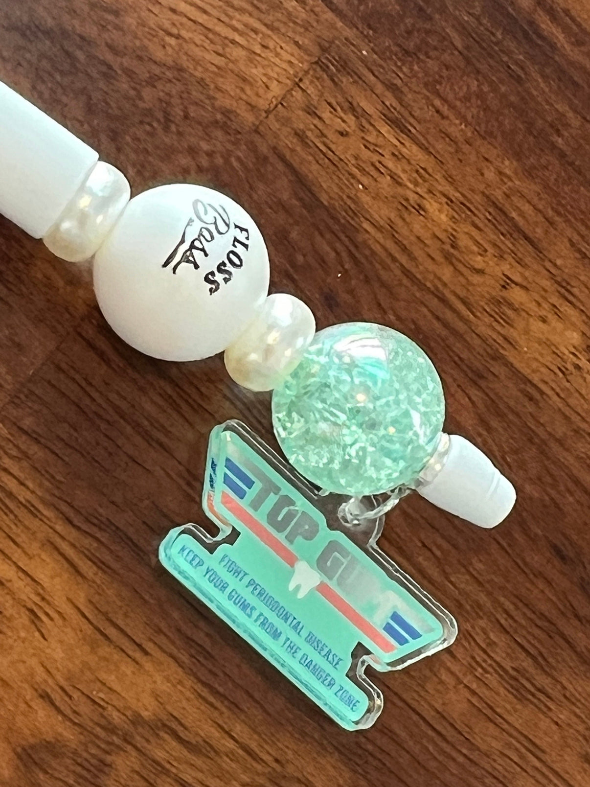 Tooth Pens: Top Gum, Gnome, Denture, Multi, Brown Hair and Impplant