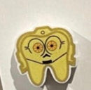 Glitter Tooth Earrings: Dental Hygienist Gift, Hypoallergenic