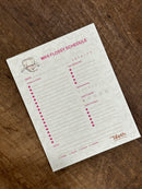 Mrs Flossy Dental Notepad Collection