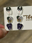 Whimsical Tooth Character Earrings: Dental Hygienist Gift