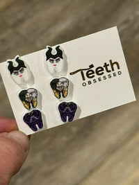Whimsical Tooth Character Earrings: Dental Hygienist Gift
