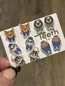 Zoo Tooth Animal Earrings