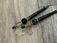 Leopard Tooth Charm Pen: Handmade Dental Gift