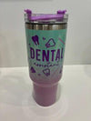 Dental Tumblers: Succulent, Flossy, Coffee, Denture, Dental Implant