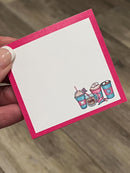 Coffee Tooth Notepad | Funny Dental Sticky Notes | Dentist & Dental Assistant Stationery