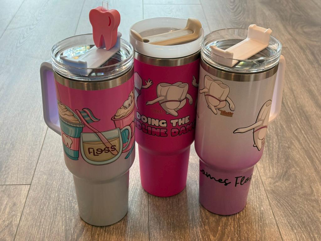 Mrs Flossy Dental Tooth Tumbler