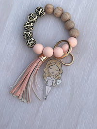 Blonde Dental Team Member Keychain