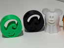 Halloween Straw Toppers: Pumpkin, Ghost, Oogie Boogie - Cup Accessories