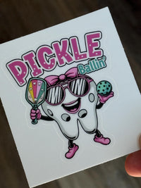 Dental Pickleball Sticker