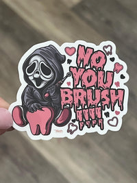 Scary Dental sticker