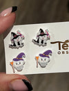 Witch Implant and Tooth Earrings