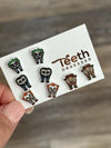 Halloween Tooth Earrings: Spooky Dental Jewelry