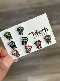Halloween Tooth Earrings: Spooky Dental Jewelry