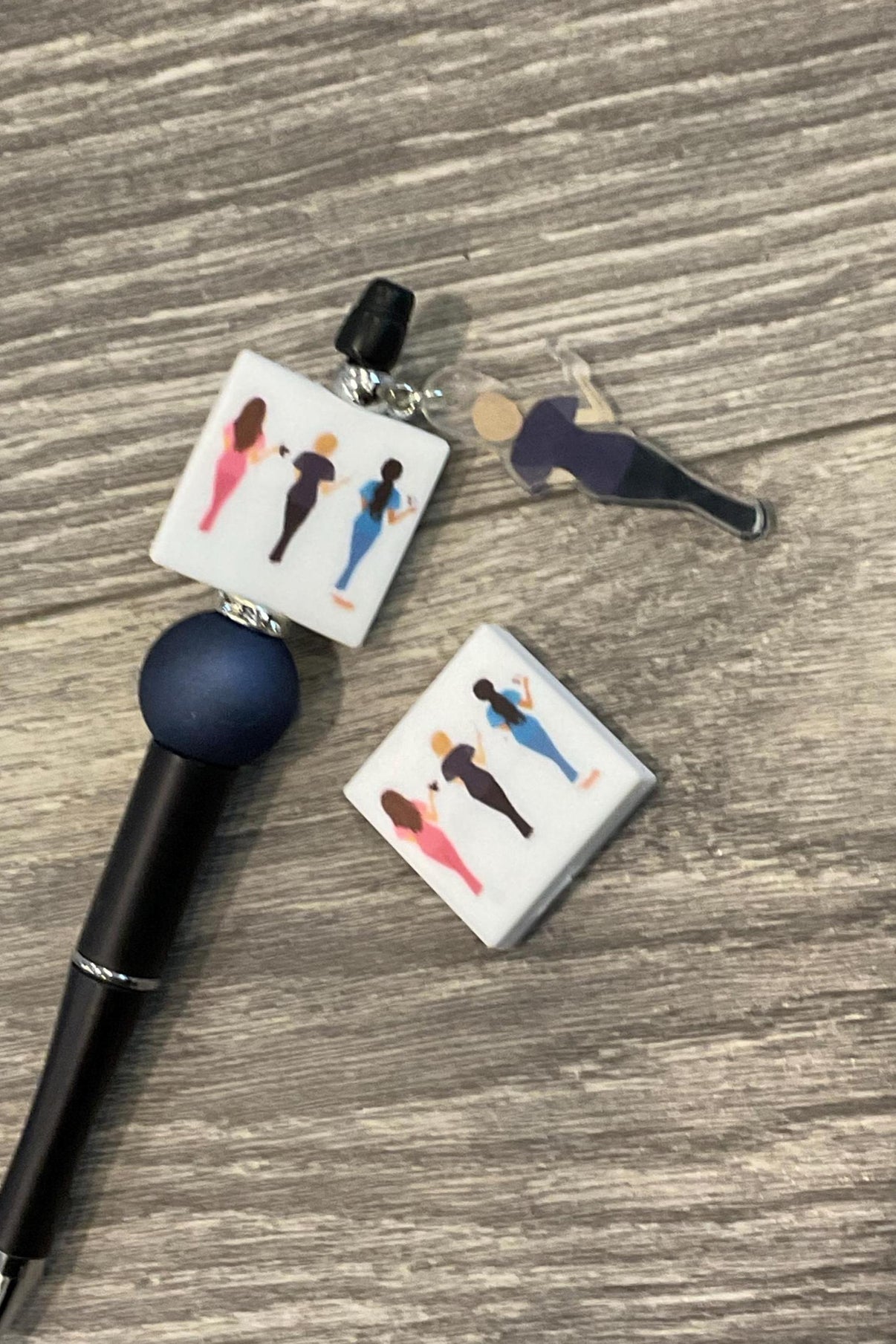 Glitter Tooth Charm Pen: Handmade Dental Appreciation Gift