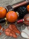 Dental Charm Pen: Sports Theme - Basketball, Baseball, Football
