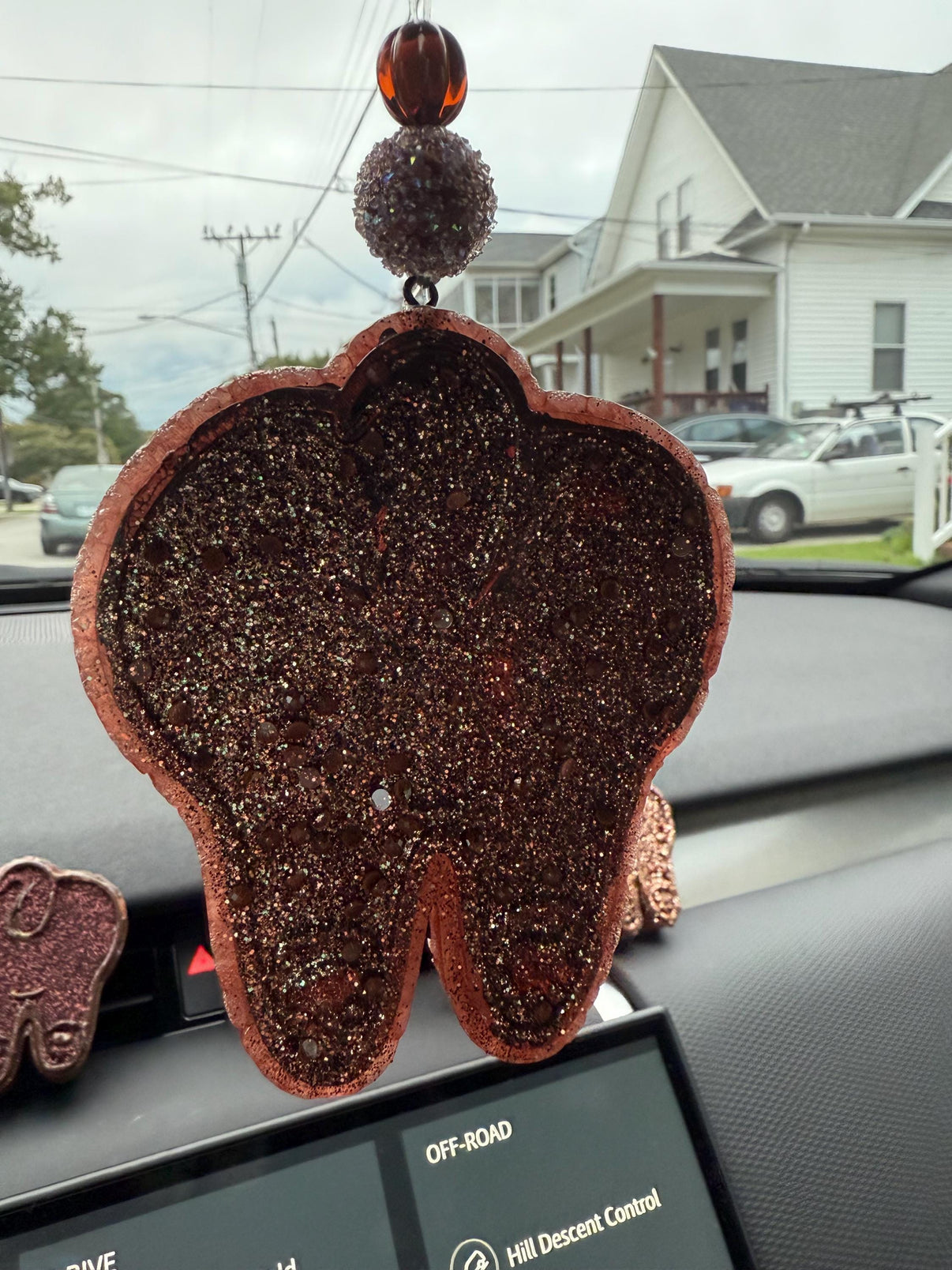 Tooth Car Freshie, Dental Dog Air Freshener | Cute Car Accessory Gift for Dental Assistants & Dog Lovers, Dental Gift,