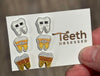 Dental Earrings, Candy Corn Tooth, Ortho Earrings, Dental Assistant, Thanksgiving Teeth, Dental Earrings, Teeth Earrings, Dental Gift