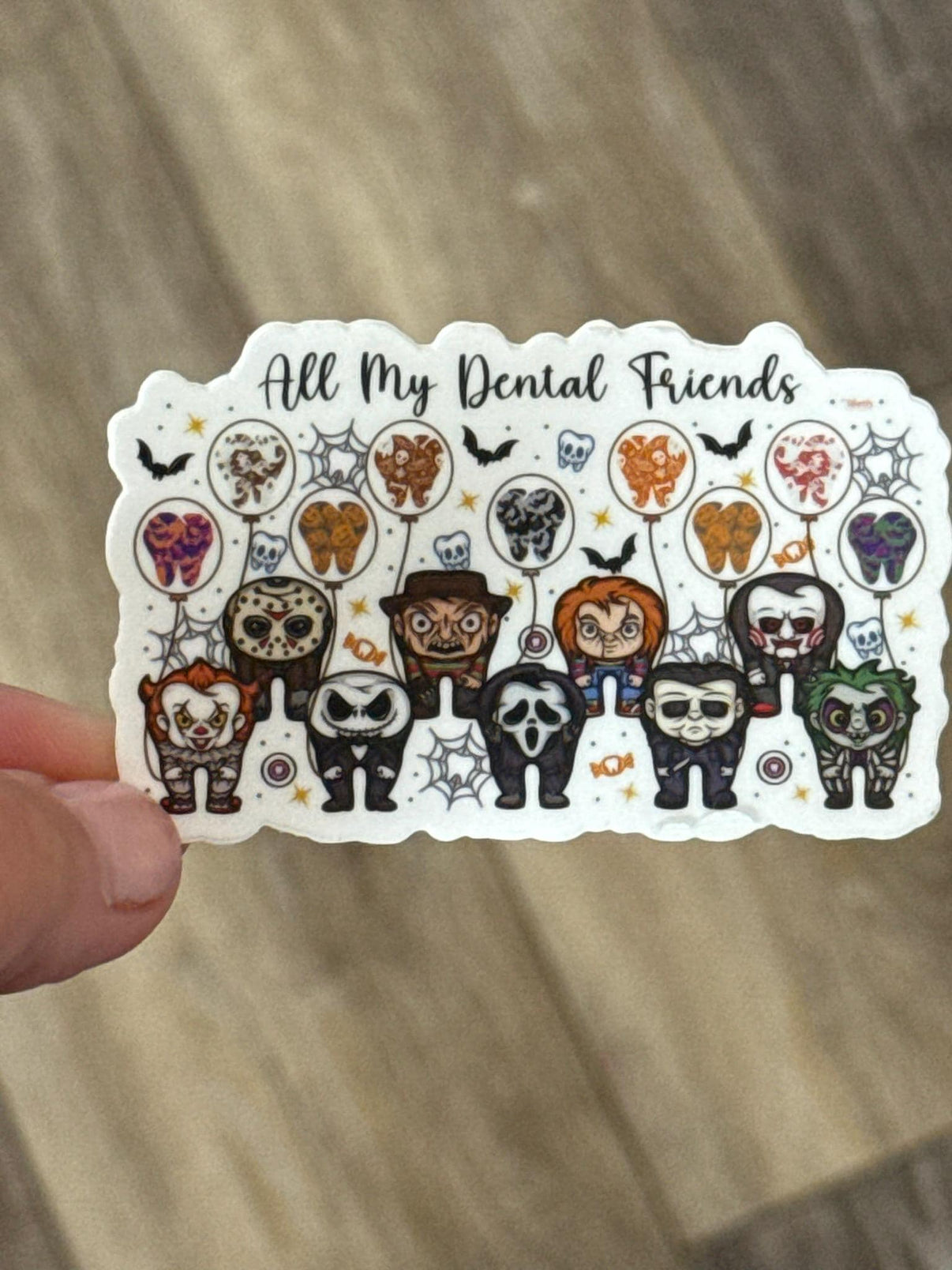 All My Dental Villain Sticker
