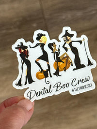 Dental Boo Crew Sticker