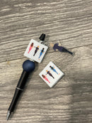 Glitter Tooth Charm Pen: Handmade Dental Appreciation Gift