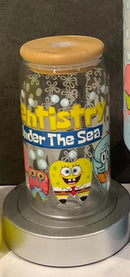 Dental Sponge Starfish Sea Tumbler – 40oz Stainless Steel with Handle & Straw