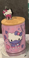 Dental Kitty Topper 40oz Tumbler & Pink Coffee Mug Set