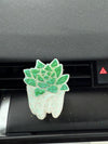 Dental Succulent Car Freshener & Vent Clip – Cute Tooth Air Freshie | Car Accessory Gift for Dental Assistants, Hygienists Students