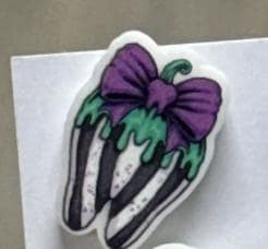 Halloween Tooth Earrings: Icecream, Joker and Skull