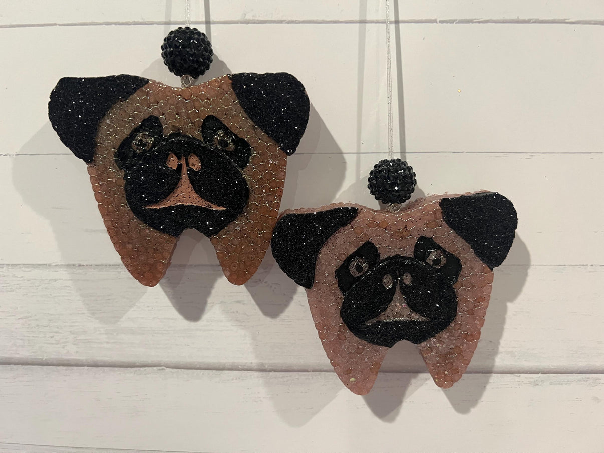 Pug Tooth Dental Freshener, Dental Car Freshener, Teeth Freshie, Tooth Car Freshie: Dentist Air Freshener, Dental Gift