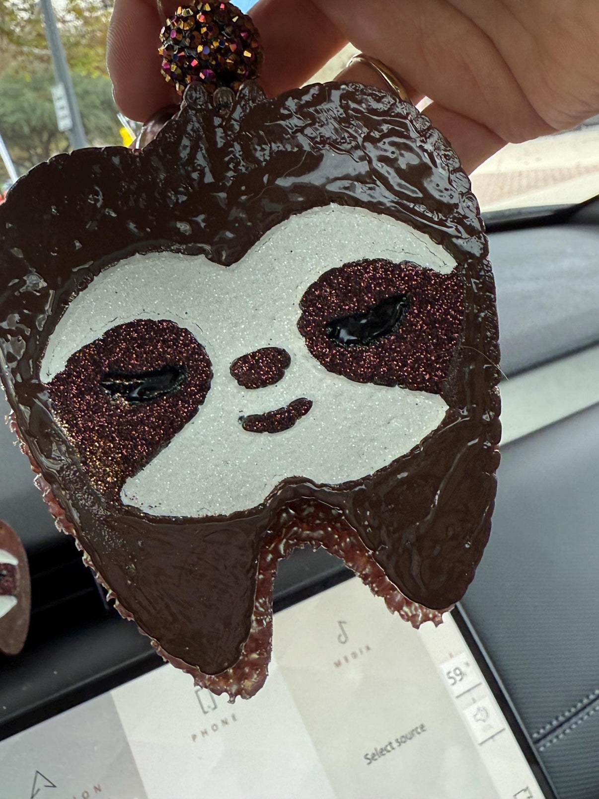 Sloth Tooth Car Freshener & Vent Clip – Cute Tooth Air Freshie | Funny Dental Assistant, Hygienist Dentist Car Accessory Gift