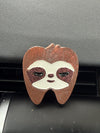 Sloth Tooth Car Freshener & Vent Clip – Cute Tooth Air Freshie | Funny Dental Assistant, Hygienist Dentist Car Accessory Gift