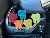 Tiny Dental Car Freshies, Tooth Freshener, Dental Hygienists, Dentist Air Fresheners, Dental Car Fresheners, Tooth Vent, Teeth Fresheners