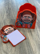 Ortho, Braces 3D Printed Tooth Bow Sticky Note Holder | Dentist Office Decor | Dental Assistant Gift