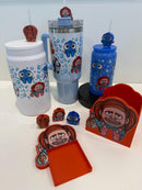 Braces Theme Cup & Straw Topper | Dental Drinkware