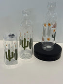 Cactus Bottle and Glass, Dental Assistant Gift | Hygienist Tumbler | Dentist Mug | Tooth Glass Can | Dental Team Gifts | Teeth Cup