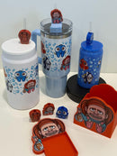 Braces Theme Cup & Straw Topper | Dental Drinkware