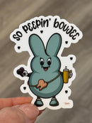 Peep Tooth Sticker | Bougie Tooth Sticker | Easter Dental Sticker | Cute Dental Sticker | Teeth Obsessed