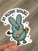 Peep Tooth Sticker | Bougie Tooth Sticker | Easter Dental Sticker | Cute Dental Sticker | Teeth Obsessed