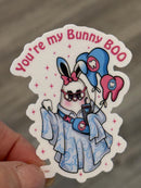 Boo Bunny Tooth Sticker | Dental Easter Sticker | Easter Teeth Sticker | Dental Assistant Gift | Teeth Obsessed