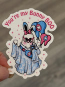 Boo Bunny Tooth Sticker | Dental Easter Sticker | Easter Teeth Sticker | Dental Assistant Gift | Teeth Obsessed