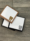 Leopard Tooth Notepad | Dental Notepad | Black or Yellow Leopard | Dental Assistant Gift | Teeth Obsessed