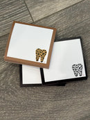 Leopard Tooth Notepad | Dental Notepad | Black or Yellow Leopard | Dental Assistant Gift | Teeth Obsessed