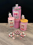 Getting on My Nerves Tooth Collection | Tumbler, Dental Glass, Coffee Cup, Straw Topper & Stanley Charm | Teeth Obsessed