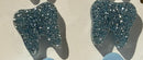 Blue Tooth Dental Earrings, Teeth Earrings, Tooth Studs, RDH, Hygienist, Dental Hygiene Gift, Dental Assistant, Dental Graduation
