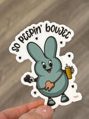 Peep Tooth Sticker | Bougie Tooth Sticker | Easter Dental Sticker | Cute Dental Sticker | Teeth Obsessed