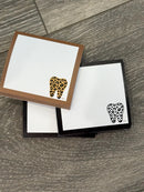Leopard Tooth Notepad | Dental Notepad | Black or Yellow Leopard | Dental Assistant Gift | Teeth Obsessed