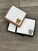 Leopard Tooth Notepad | Dental Notepad | Black or Yellow Leopard | Dental Assistant Gift | Teeth Obsessed